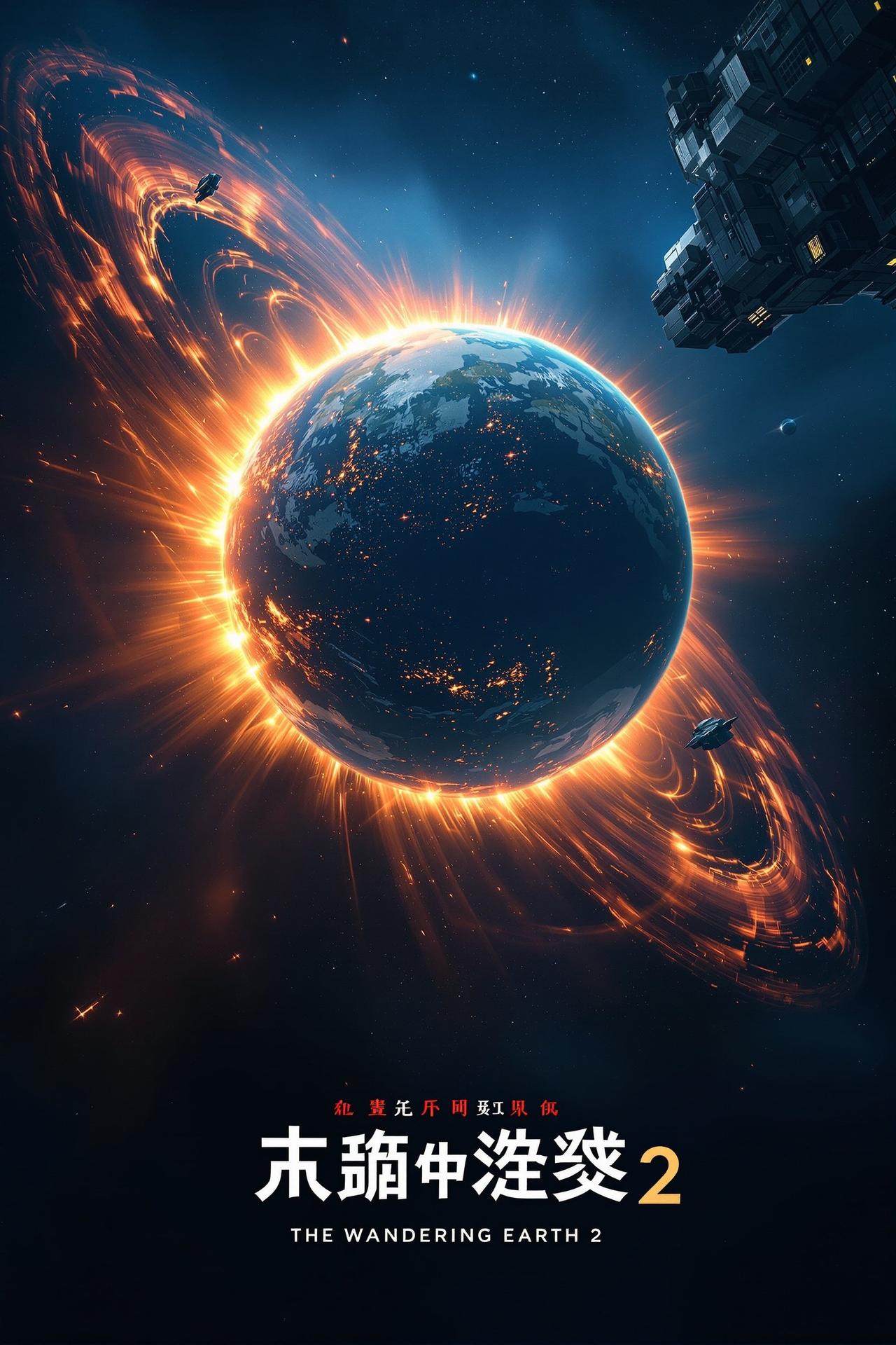 流浪地球2 The Wandering Earth II电影海报